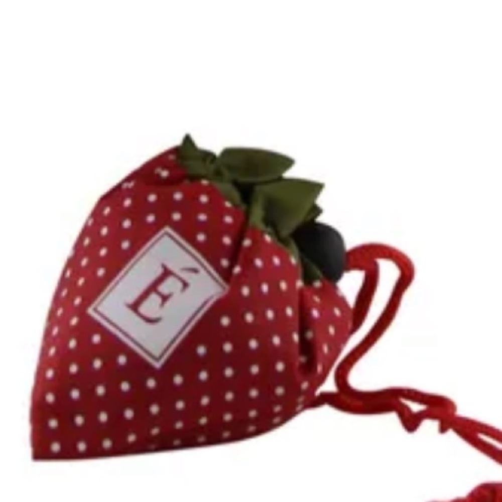 Eminence organic strawberry grocery reusable grocery tote washable bag recycle